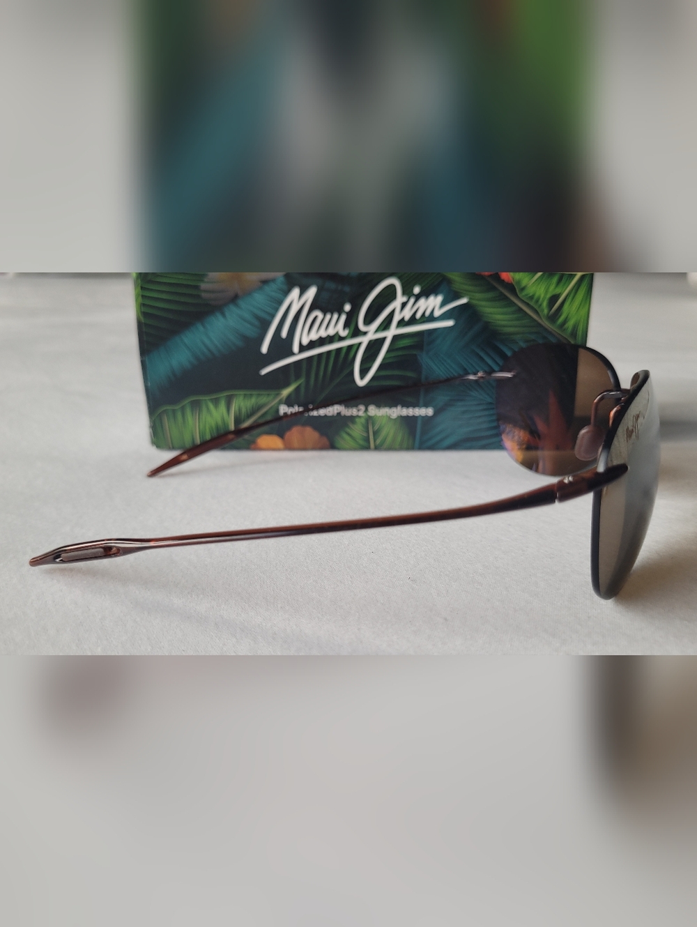 Maui Jim PolarizedPlus2 Sunglasses HCL Sugar Beach Rootbeer With Bronze Lenses - Picture 5 of 8